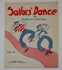 Vintage Sheet Music Sailors Dance