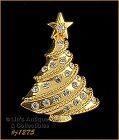 Signed Eisenberg Ice Small Christmas Tree Pin