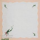 Vintage Hanky Embroidered Lily of the Valley