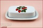 McCoy Strawberry Country Covered Butter Dish