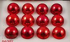 Shiny Brite Red Vintage Glass Christmas Ornaments