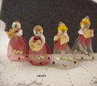 Lot of 4 Vintage Angel Ornaments