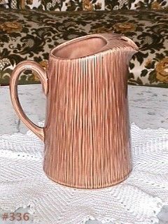 McCoy Pottery Wood Grain Pattern Pitcher