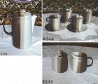 McCoy Pottery Sandstone Coffee Service for 4