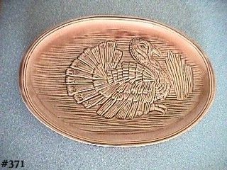 McCoy Pottery Turkey Design Serving Platter