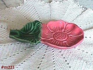 Morton Pottery Flower Shaped Spoon Rest