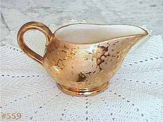 McCoy Pottery Sunburst Gold Creamer