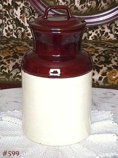 McCoy Pottery Tall Milk Can Cookie Jar Mint Condition