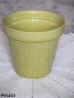 Shawnee Pottery Burlap Pattern Jardiniere Mint Condition