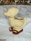 California Pottery Lady Duck with Scarf Planter