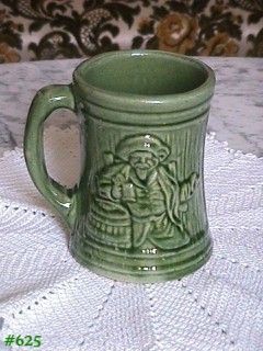 McCOY POTTERY -- BUCCANEER MUG (GREEN)