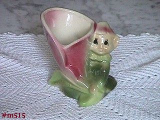 Shawnee Pottery Pixe with Flower Vase Planter