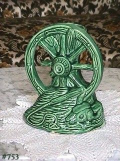 McCoy Pottery Wagon Wheel Vase