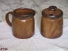 McCoy Pottery Canyon Creamer and Sugar