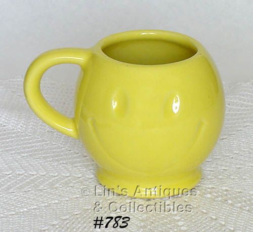 McCoy Pottery Smile Happy Face Mug