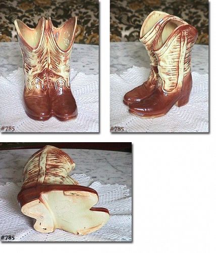 McCoy Pottery Cowboy Boots Vase