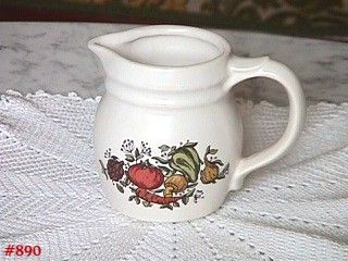 McCOY POTTERY -- SPICE DELIGHT SMALL 4" TALL PITCHER OR CREAMER