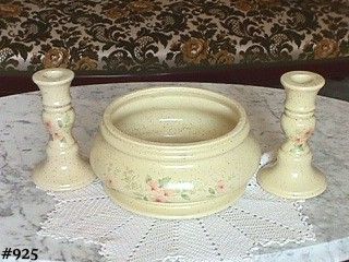 McCoy Pottery Romance Line Console Centerpiece Set