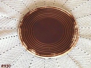 McCoy Pottery Brown Drip Trivet