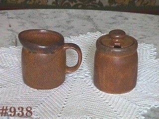 McCoy Pottery Canyon Creamer and Sugar