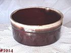 McCoy Pottery Brown Drip Souffle Dish Bowl