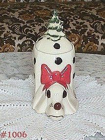 McCOY POTTERY -- MAC II CHRISTMAS COOKIE JAR