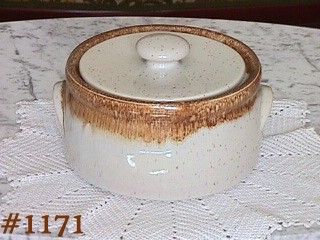 Vintage McCoy Pottery Graystone Covered Casserole