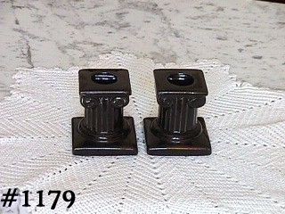 McCoy LTD Column Stubby Candle Holder Pair