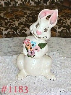 McCoy LTD Beaming Bunny Votive Candle Holder