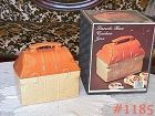 McCOY POTTERY LUNCH BOX VINTAGE COOKIE JAR IN ORIGINAL BOX