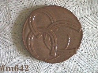 FRANKOMA POTTERY VINTAGE GOOD LUCK TRIVET