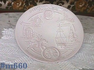 Frankoma American Bicentennial Plate First in Series