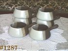 McCoy Pottery Sandstone Casseroles Set of 6