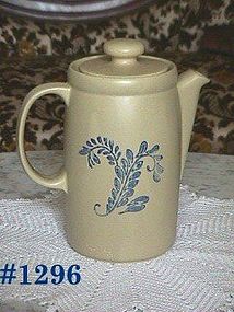 McCOY POTTERY -- BLUE FIELD COFFEE SERVER