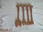 Vintage Measuring Spoon Set Copper Color