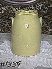 McCOY POTTERY -- OLD FASHIONED MILK CAN COOKIE JAR
