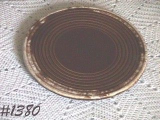 McCOY POTTERY BROWN DRIP TRIVET