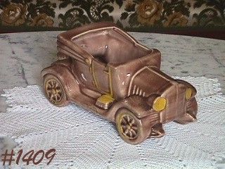 McCoy Pottery Excuse My Dust Car Planter