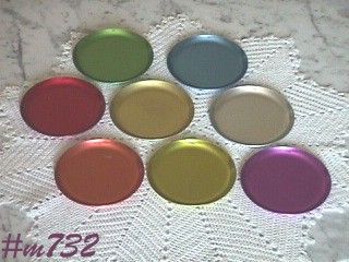 Heller Hostess Ware Colorama Italy 8 Vintage Coasters