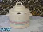 McCoy Pottery Stonecraft Pink and Blue Tureen