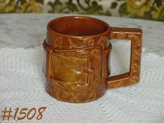 McCoy Western Ware Mug Warm Amber Color