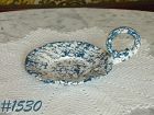 McCoy Pottery Blue Country Candle Holder