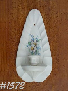 McCoy Floral Country Sconce Candleholder