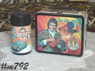 VINTAGE THE FALL GUY LUNCHBOX AND THERMOS