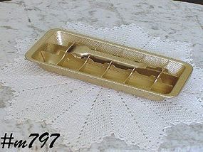 ALUMINUMWARE -- VINTAGE GOLD COLOR WESTINGHOUSE ALUMINUM ICE TRAY