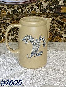 McCOY POTTERY -- BLUE FIELD PITCHER