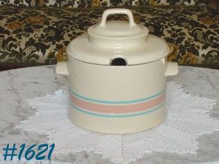 McCoy Pottery Pink and Blue Tureen