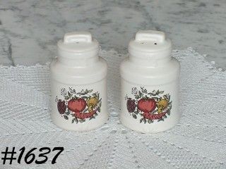 McCOY POTTERY SPICE DELIGHT SALT AND PEPPER SHAKER SET