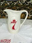 McCoy Pottery Seagrams 7 Advertising Pitcher