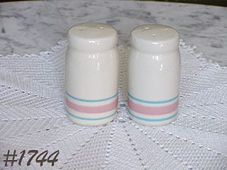 McCoy Pottery Pink and Blue Shaker Set